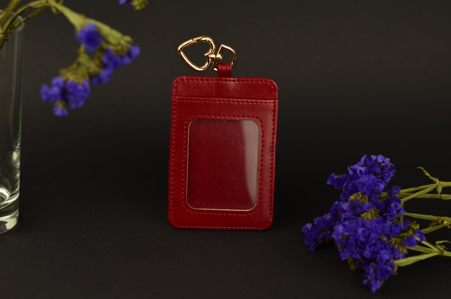 Minimalist Faux Leather Card Holder