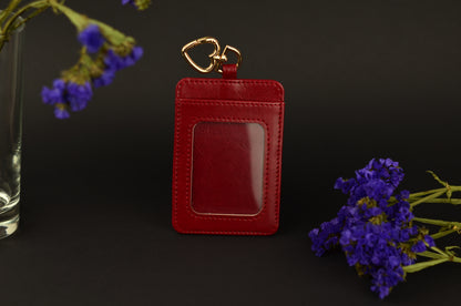 Minimalist Faux Leather Card Holder