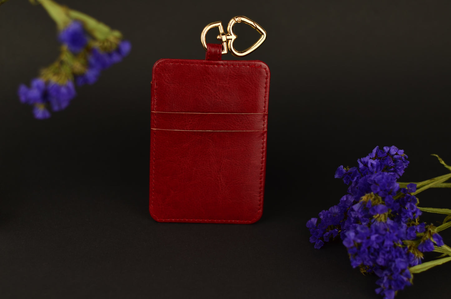 Minimalist Faux Leather Card Holder