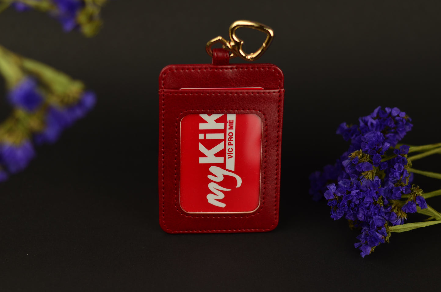 Minimalist Faux Leather Card Holder