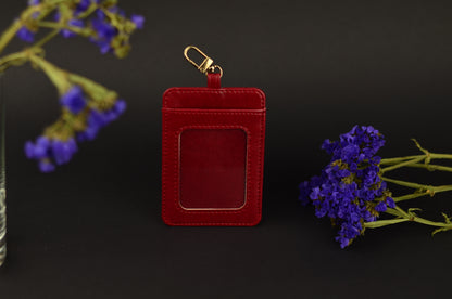Minimalist Faux Leather Card Holder