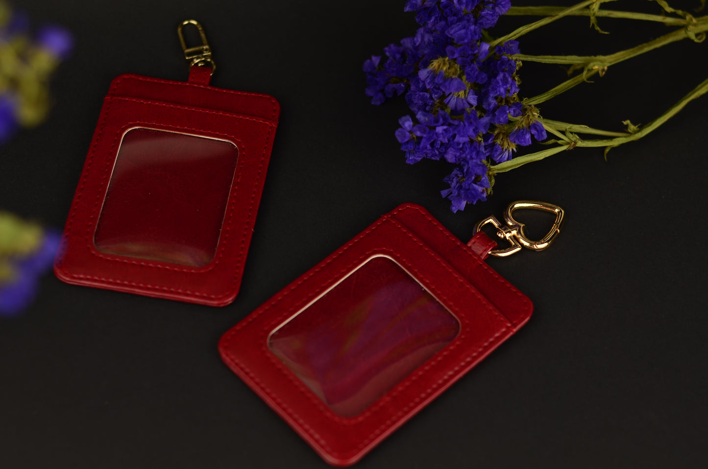 Minimalist Faux Leather Card Holder