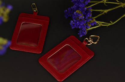 Minimalist Faux Leather Card Holder