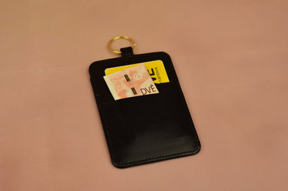 Minimalist Faux Leather Card Holder