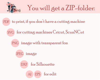 Editable wine charm cards holder SVG, template for packaging