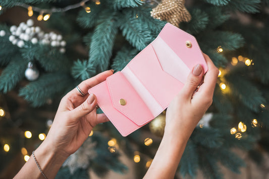 Minimalist Faux Leather Trifold Wallet