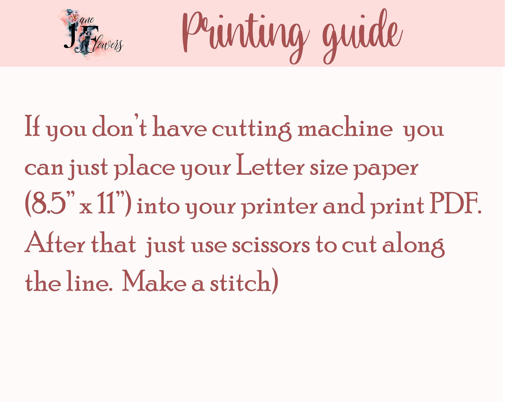 Advices for Simple layout template featuring tag and lanyard holders