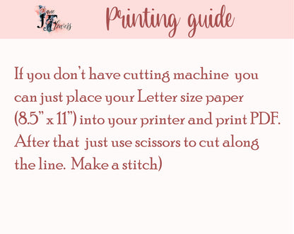 Advices for Simple layout template featuring tag and lanyard holders