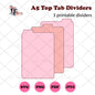 A5 Top Tab Dividers, A5 blank dividers pages for Cricut, Page tabs templates, Planner dividers SVG, PDF Printable Journal dividers