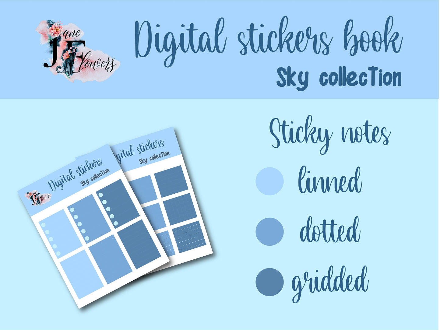 digital planner stickers book