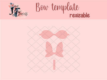 Bunny bows SVG, leather bow template svg, bow pattern, hair bow svg template, bow cut file, hair accessories, felt hair bow, cute hair bow