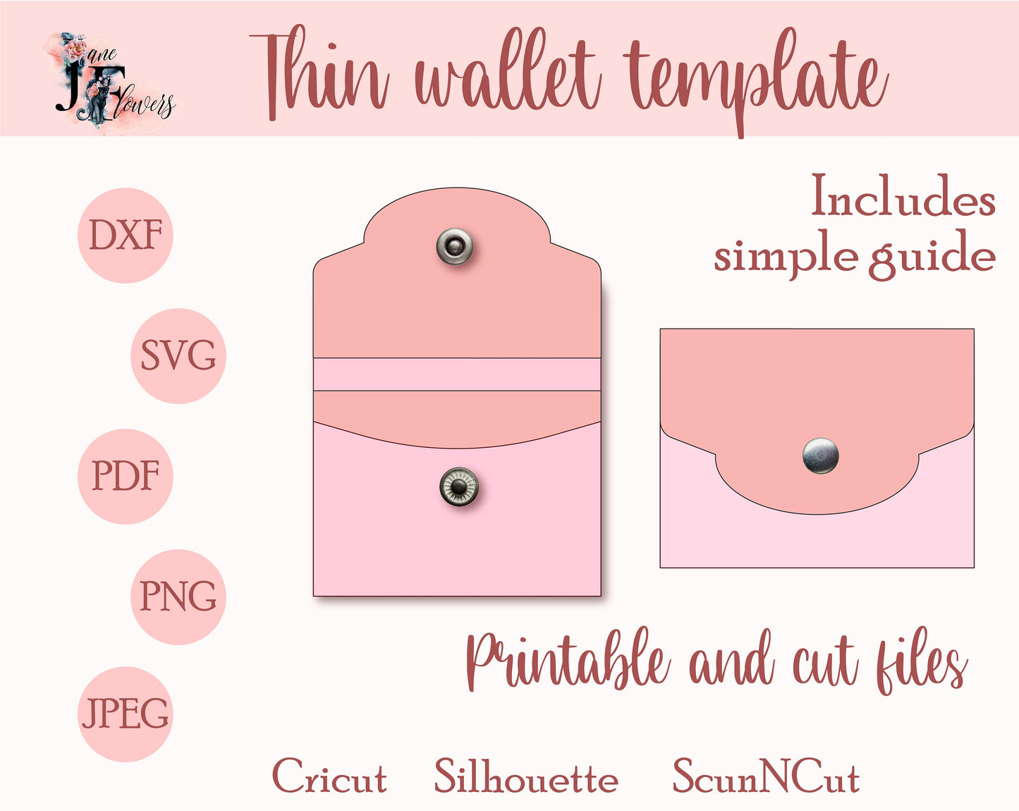 Thin purse template, small wallet svg, minimalist business card holder pattern, DIY keychain card holder, faux leather crafts SVG + tutorial