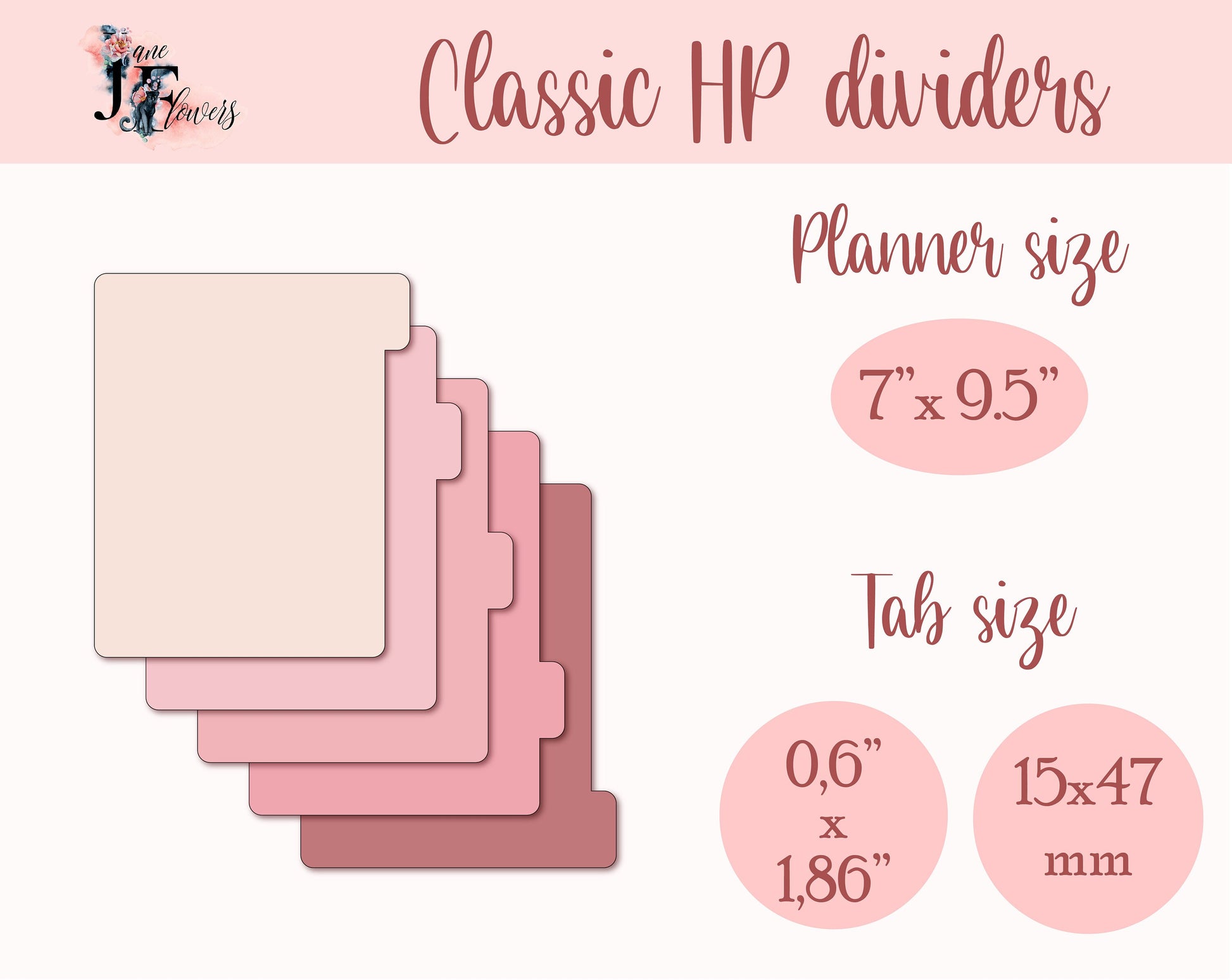 DIY dividers for Classic Happy planner, divider pages for Happy planner classic, discbound dividers for Cricut, tabs templates SVG, PDF