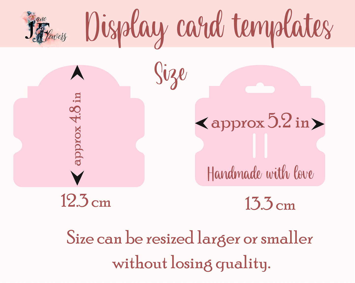 Hair bow display card template svg, head band holder, hair bow packaging dxf, cut files, DIY hair clip holder, product display printable PDF