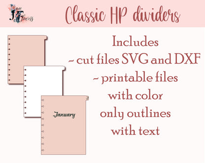 classic happy planner dividers